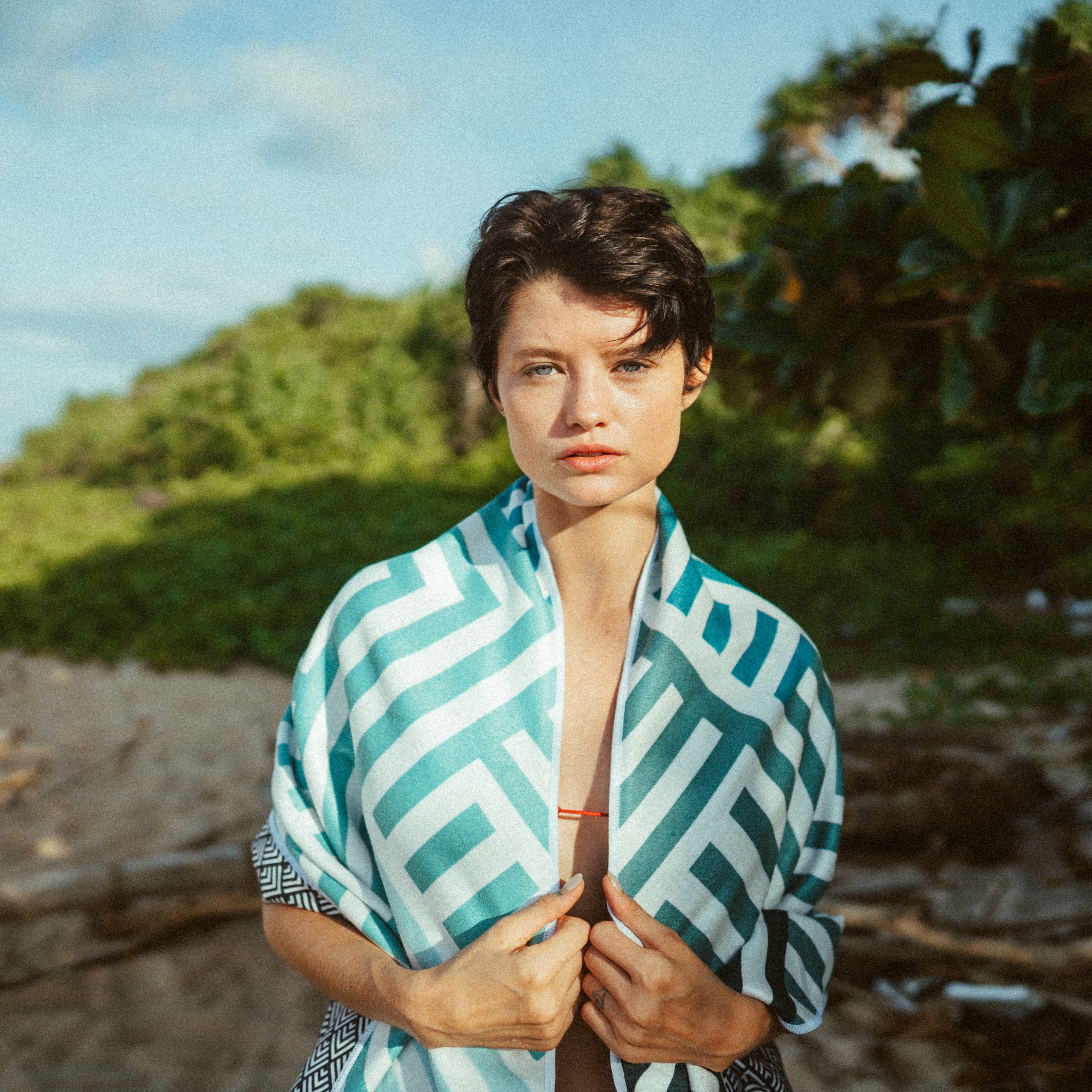 WSW Strandtuch mit Geheimfach – Bild 5