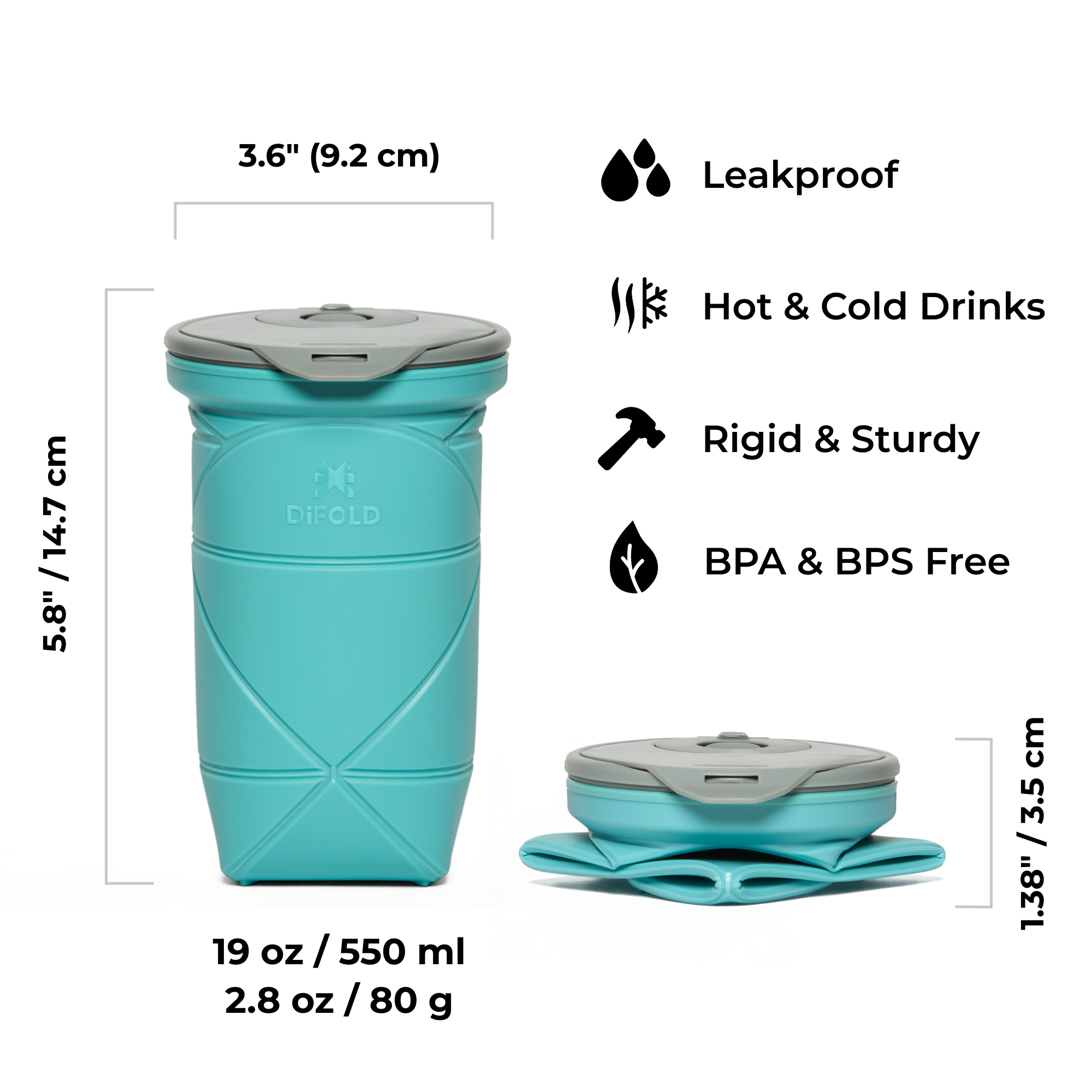 DiFOLD Origami faltbarer Becher – Bild 6