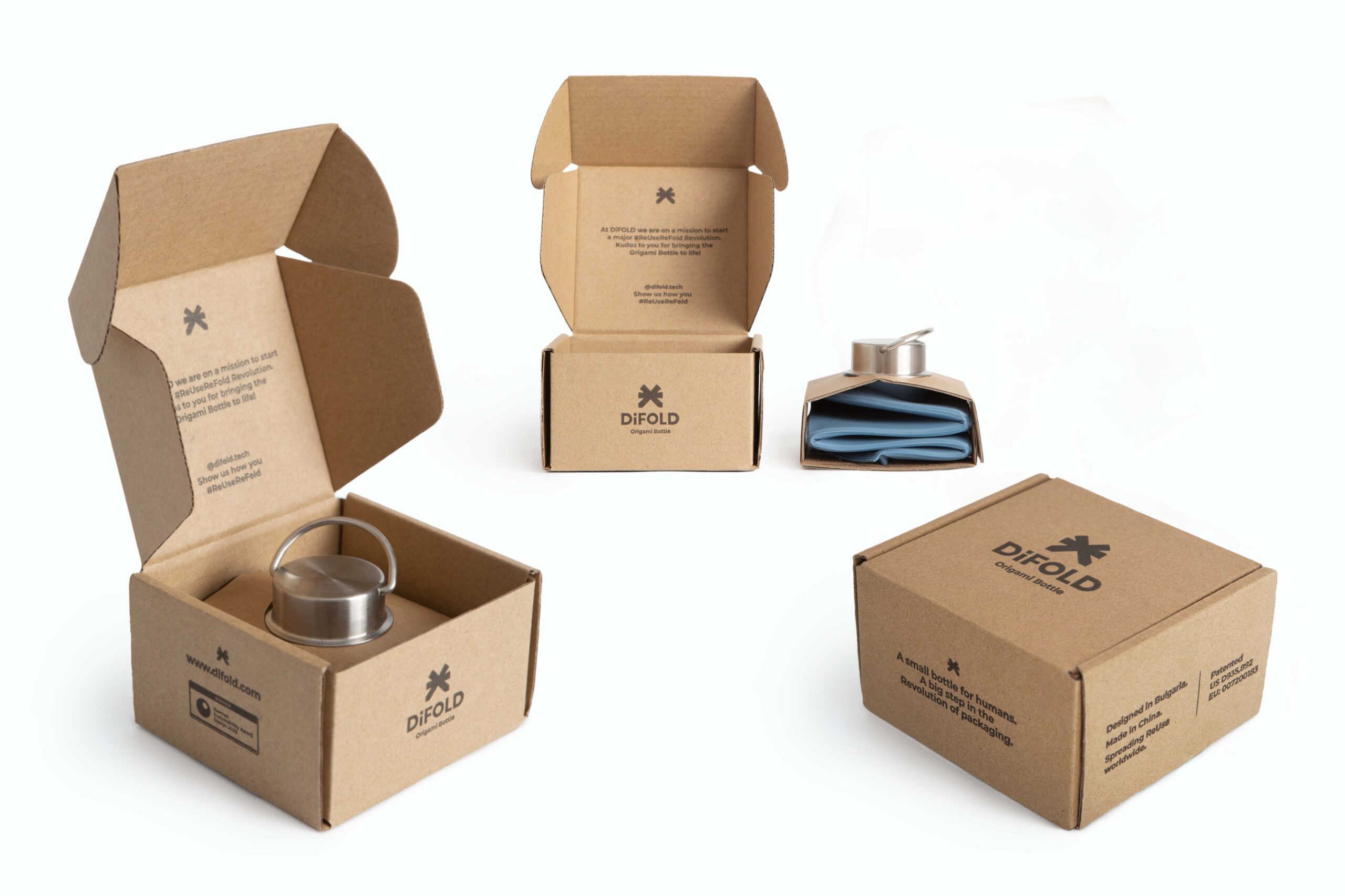 DiFOLD Origami faltbare Trinkflasche – Bild 5