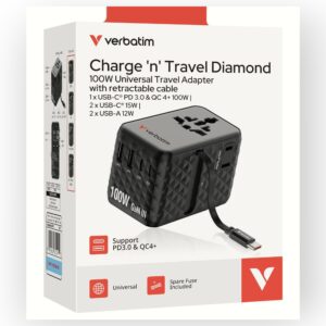 Charge 'n' Travel 100W Universaler Reise Adapter