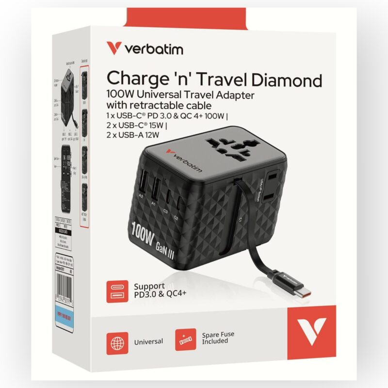 Charge 'n' Travel 100W Universaler Reise Adapter